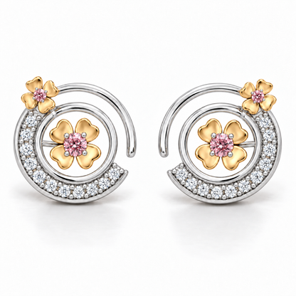 Synthetic Diamond Earrings