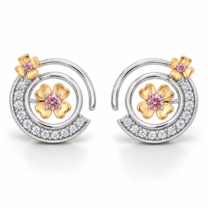 Synthetic Diamond Earrings